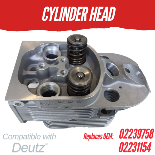 41kg×2 DEUTZ ENGINE CYLINDER HEAD BF4L912, BF4L913, F4L912, F5L912, BF6L912